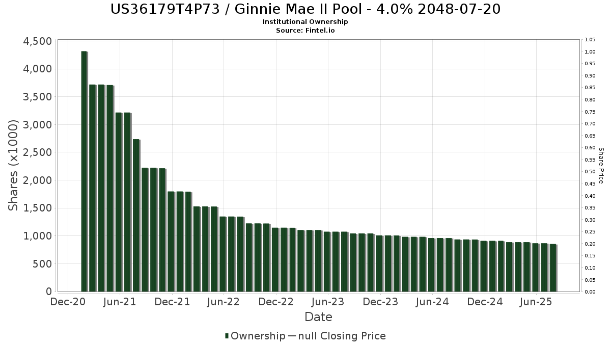 US36179T4P73 机构投资人持股和股东吉利美II 池股票