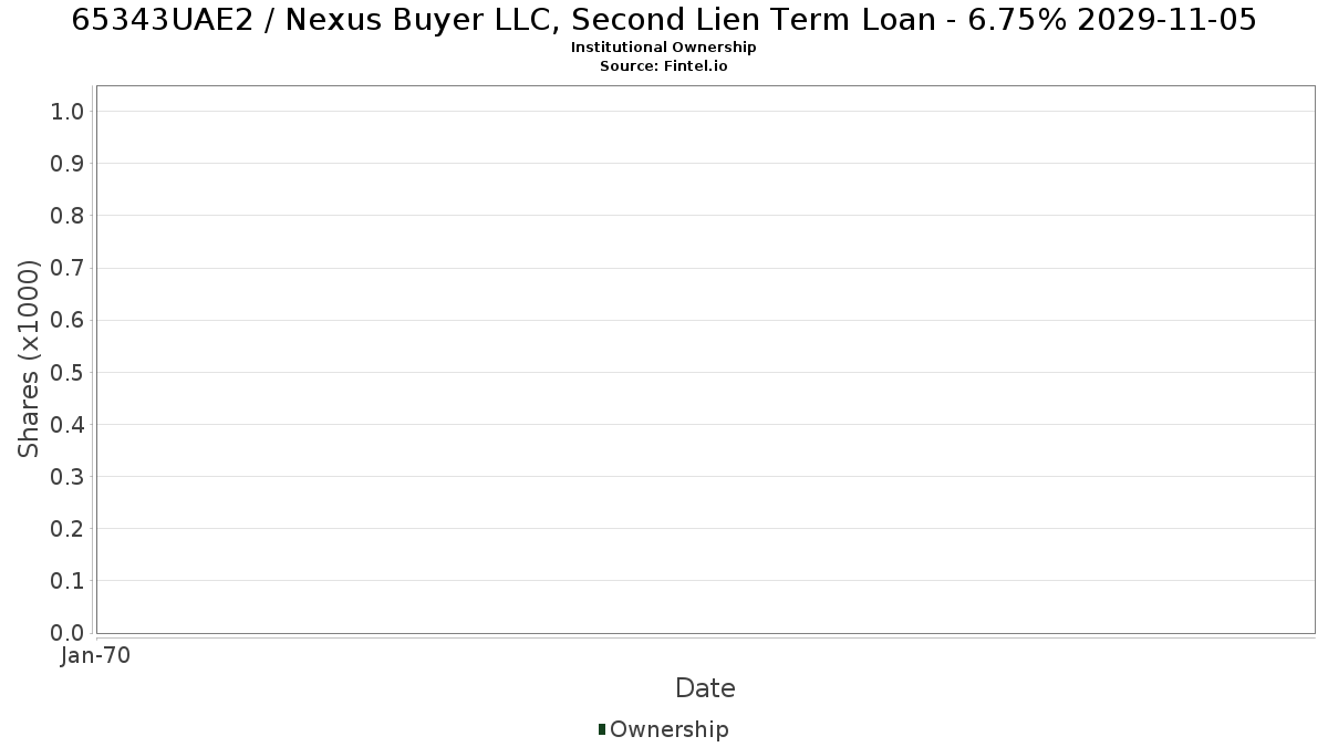 US65343UAE29 / Nexus Buyer LLC, Second Lien Term Loan - 6.75% 2029-11-05 Institutional Ownership